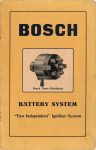 1914 ca. BOSCH BATTERY SYSTEM 5.75″×8.75″ Front cover