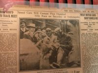 1915 5 23 Indy 500 New York THE SUN newspaper Maxwell Car 1