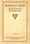 1916 HUDSON Reference Book SUPER-SIX First Edition 5.75″×8.5″ Front page
