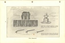 1916 HUDSON Reference Book SUPER-SIX First Edition Valve Adjustment 5.75″×8.5″ page 17