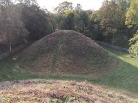 2018 10 31 London to Brighton Run Bartlow Hills 1,000 year old Roman Mounds 2