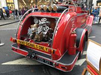 2019 11 2 Regent Street Car Show London 1937 FORDSON FIRE ENGINE REBUILD pump