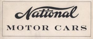 1908 NATIONAL MOTOR CARS Automotive Research Library Front cover