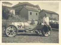 1916 ca. ROMANO Car 3 Pikes Peak racer snapshot 3″×2.25″ front
