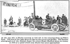 1916 ca. HUDSON Super Six Hudson Racer Shultz 5 Andris Collection