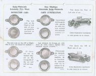 1917 ca. Rudge-Whitworth Detachable Wire Wheel INSTRUCTIONS in English and French AACA Library side 2