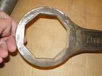 1920s RUDGE WHITWORTH WIRE WHEEL HUB CAP WRENCH TOOL 2 15 16 Andris Collection 7