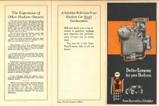 1925-26 ca. SCHEBLER Better Economy for your Hudson 9″×6″ outside