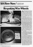1987 10 SIA How Now Respoking Wire Wheels by Everett F Smith Special Interest Autos 101 Andris Collection page 30