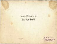 1912 ca. CASE Louis Disbrow in Jay-Eye-See II Factory photo 9.25″×7.25″ back