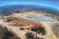 2015 Birdseye view Mazda Raceway Laguna Seca postcard front