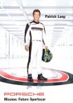 2019 Patrick Long PORSCHE Works Driver 4″×5.75″ postcard front