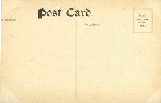 1908 10 24 Vanderbilt Race Locomobile Car 16 at Starting Line postcard back 2