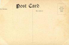 1908 10 24 Vanderbilt Race Robertson stopping postcard back