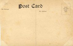 1908 10 24 Vanderbilt Race The Locomobile No. 1 driven by James Florida postcard back 2