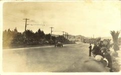 1910 ca. This race was at Santa Monica, Cal RPPC front