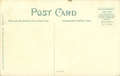 1911 Vanderbilt Race Repair Pits and Starting Point Savannah, Ga postcard back