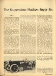 1950 11 1916 The Stupendous Hudson Super Six by Charles L. Betts, Jr. Part 1 Motorsport magazine November 1950 Vol. 1 No. 2 8″×11″ page 8