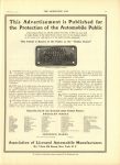1910 2 23 Selden Patent THE HORSELESS AGE 8.5″×12″ page 19