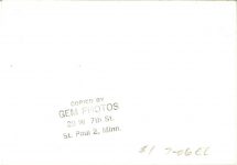 1948 50 Fern Dale friends 2.5″×3.5″ PHOTOS back