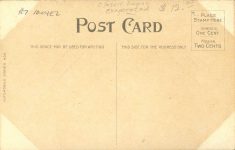 1910 ca. THE POLICE ACT Comic Racing 1085 postcard back