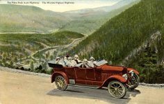 1915 ca. PIKES PEAK AUTO HIGHWAY postcard front