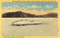 1938 9 15 Bonneville Salt Flats 859 postcard front