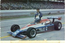 1978 Indy 500 Al Unser drove Car No. 2 to victory postcard front