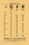 1910 11 16 MICHELIN TIRES PRICE LIST 6″×9″ back 4