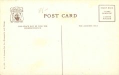 1910 St. Peter, MINN STATE HOSPITAL FOR THE INSANE postcard back