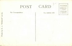 1910 ca. Minneapolis, MINN Loring Park 104 postcard back