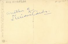 1915 ca. CAT Belgium 327 postcard back