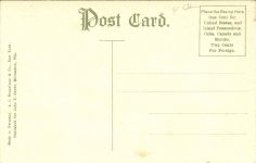 1915 ca. Lake Minnetonka, MINN STEAMER PURITAN 5144 postcard back