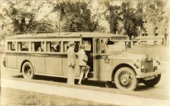 1935 TWIN CITY MOTOR BUS CO. RPPC front