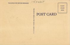 1940 ca. 80 GALLON MOONSHINE STILL postcard back