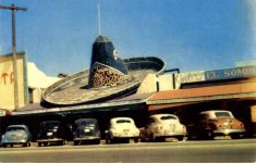 1960 ca. famous Sombero Store Tijuana, MEXICO postcard front