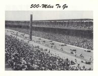 1976 5 30 Indy 500 Indianapolis Motor Speedway and Museum brochure 7″×9″ inside front