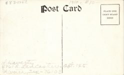 1910 ca. CATS The Beggar Cat poem ELLA WHEELER WILCOX postcard back