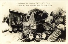 1910 ca. EXAGGERATION ARK Van Buren Produce on Cousin Wafford’s Farm RPPC front