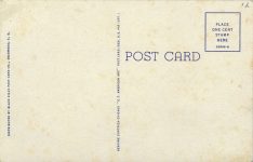 1908 Deadwood, SD Wild Bill WB Perkins Jr. postcard back