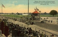 1910 ca. RACING Vanderbilt Race Savannah, GA postcard front