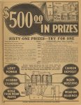 1914 Indy 500 WITH THE SPEED KINGS SEARS, ROEBUCK & CO Auto Catalog 8.5″×10.75″ page 22