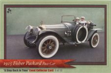 1915 Fisher Packard Pace Car “A Step Back In Time” Event Collector Card 9 of 13 3.75″×2.5″ front