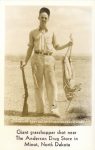 1937 EXAGGERATION ND Giant grasshopper COLE’S STUDIO RPPC front
