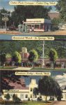 1940 ca. UTAH, Cedar City St. George Kanab motels postcard front