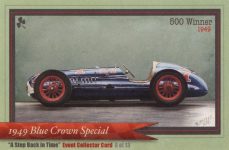 1949 Blue Crown Special “A Step Back In Time” Event Collector Card 8 of 13 3.75″×2.5″ front