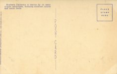 1950 ca. CAL, LA BROWN DERBY RESTAURANT 607 postcard back