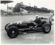 1952 Indy 500 Joe James Car 14 10″×8″ photo front