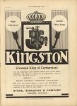 1910 7 13 IND Kingston Carburetors THE HORSELESS AGE 9″×12″ page 1