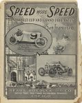 1915 SEARS SPEED MORE SPEED Vanderbilt Cup and Grand Prix Races auto catalog 8.5″×10.75″ Front cover